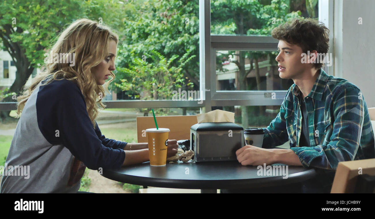 La mort heureuse journée (2017) Blumhouse Productions film avec Jessica Rothe et Israël Broussard Banque D'Images