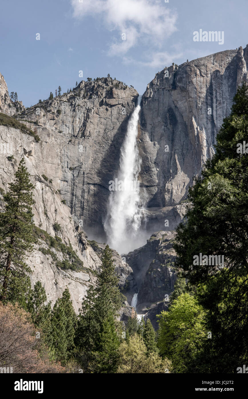 Yosemite Falls - Parc National de Yosemite Banque D'Images