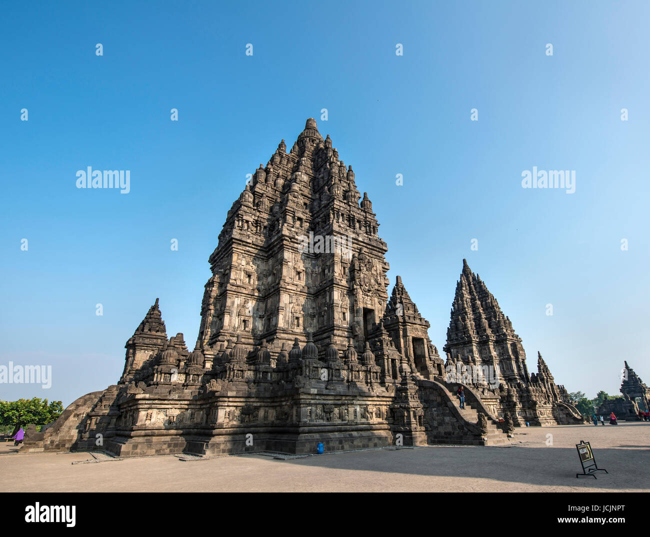 Temple de Prambanan, stupas, temple hindou de Prambanan Kecamatan, complexes, Khétt Siĕm Réab, Java Tengah, Java, Indonésie Banque D'Images