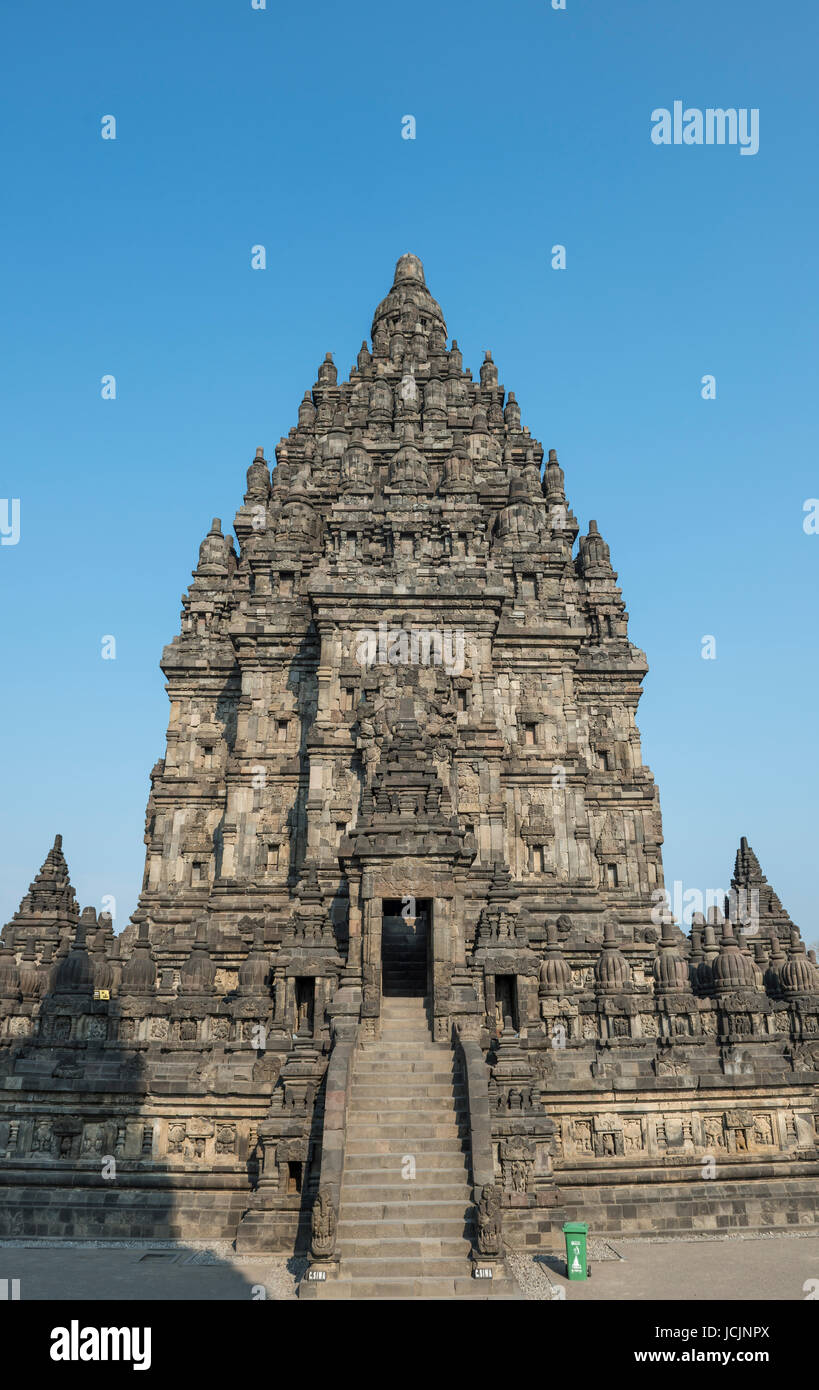 Temple de Prambanan, stupas, temple hindou de Prambanan Kecamatan, complexes, Khétt Siĕm Réab, Java Tengah, Java, Indonésie Banque D'Images