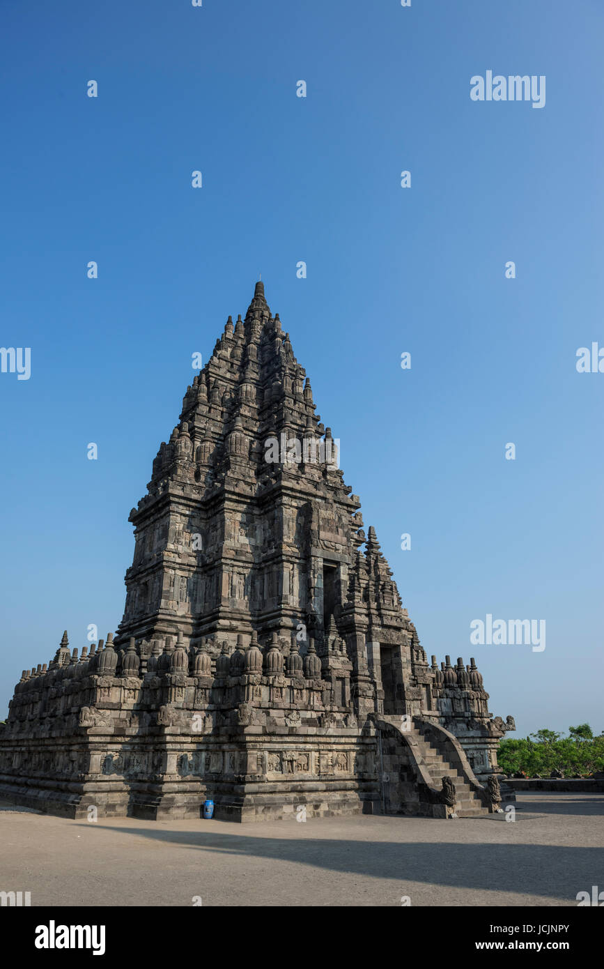 Temple de Prambanan, stupas, temple hindou de Prambanan Kecamatan, complexes, Khétt Siĕm Réab, Java Tengah, Java, Indonésie Banque D'Images