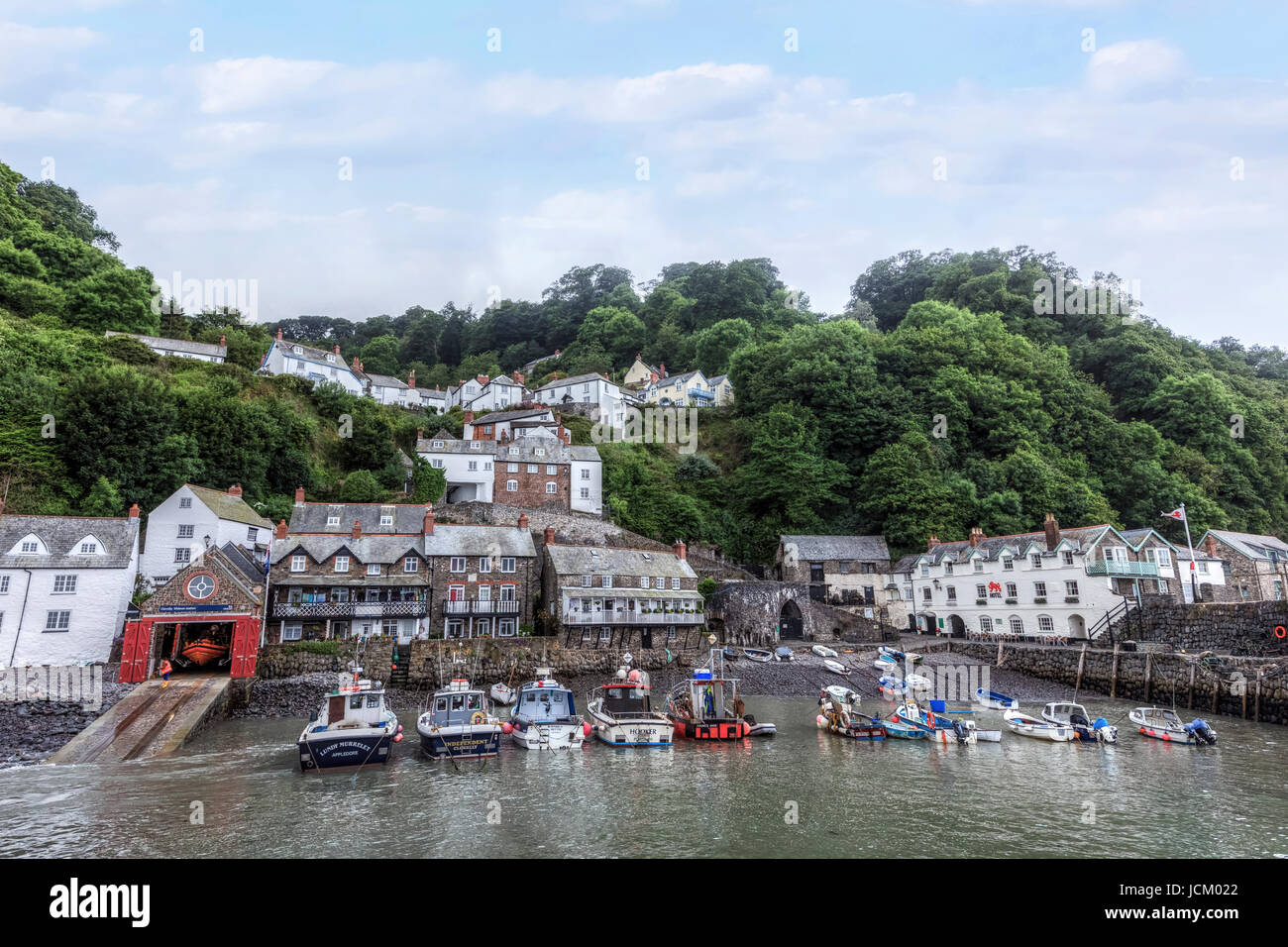 Clovelly, Devon, England, UK Banque D'Images