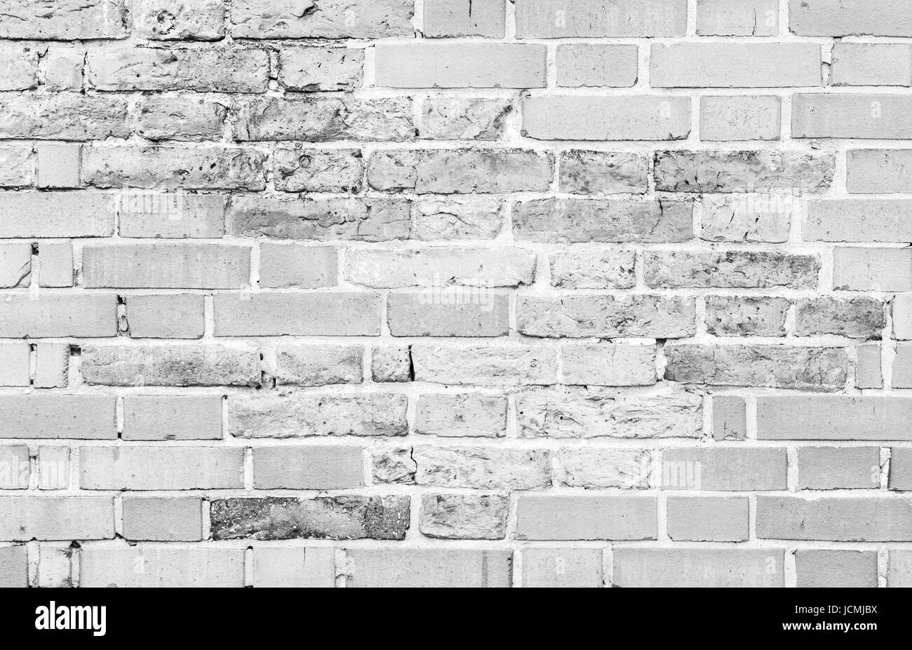 Vieux mur en brique blanche, texture de fond photo télévision détaillées Banque D'Images