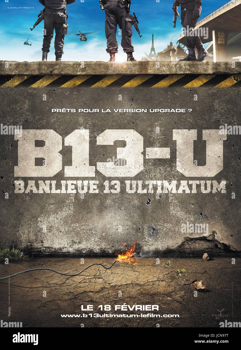Banlieue 13 ultimatum Année : 2009 France Réalisateur : Patrick Alessandrin / affiche de film teaser Banque D'Images