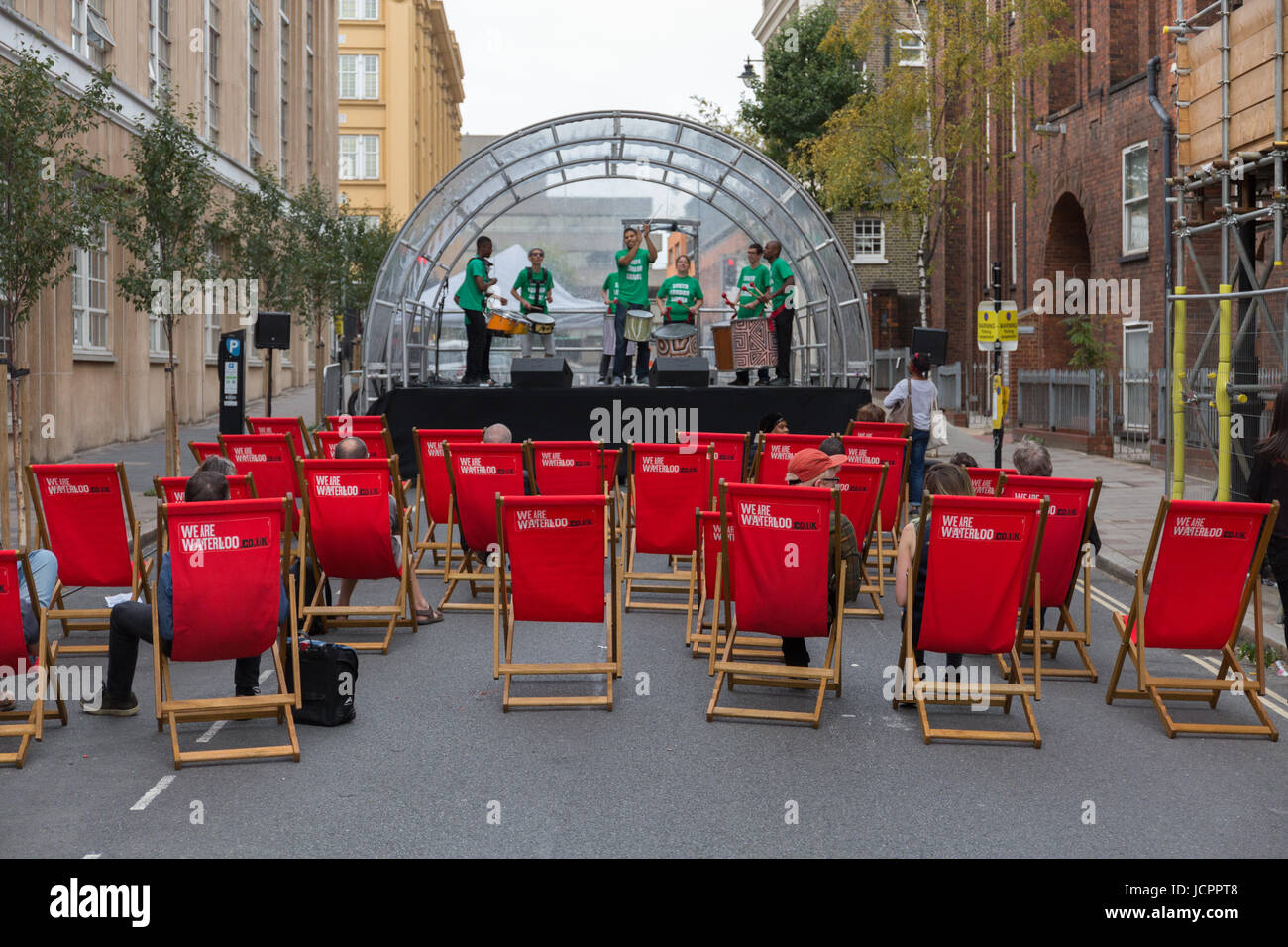 Journée sans voiture 2016 Lambeth Banque D'Images