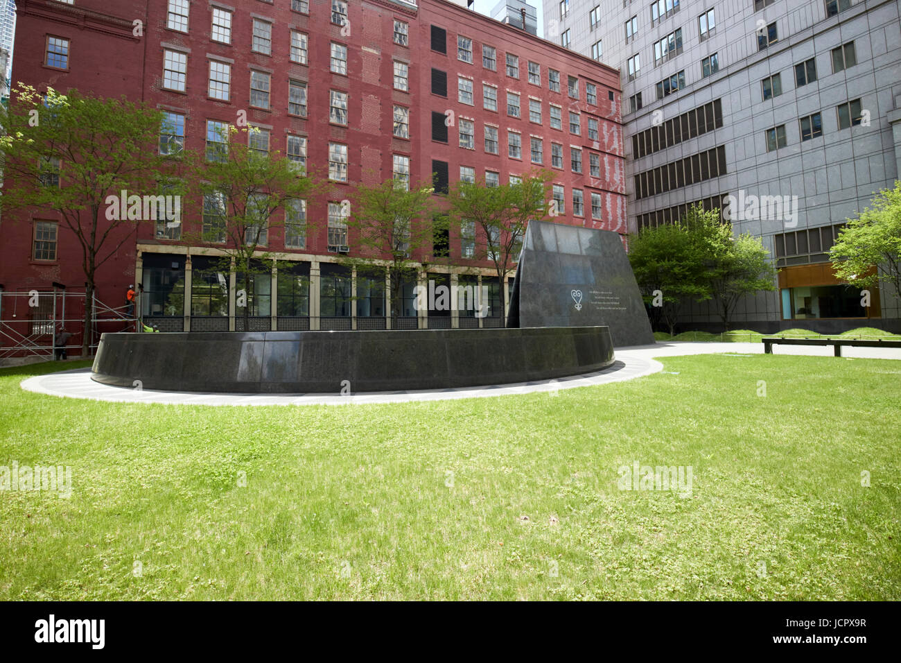 African burial ground national monument civic center New York USA Banque D'Images