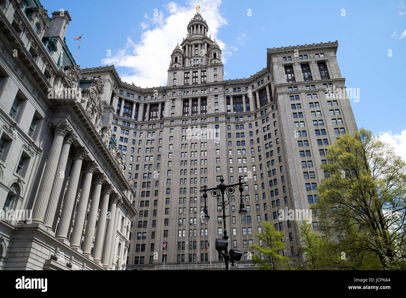 Manhattan municipal building civic center New York USA Banque D'Images