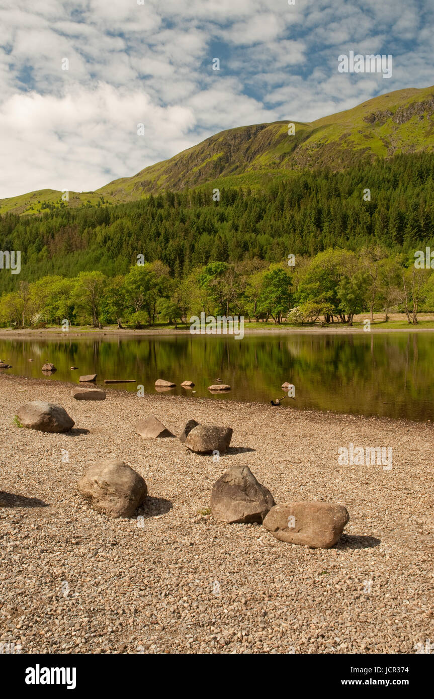 Loch Lubnaig près de Callander Banque D'Images