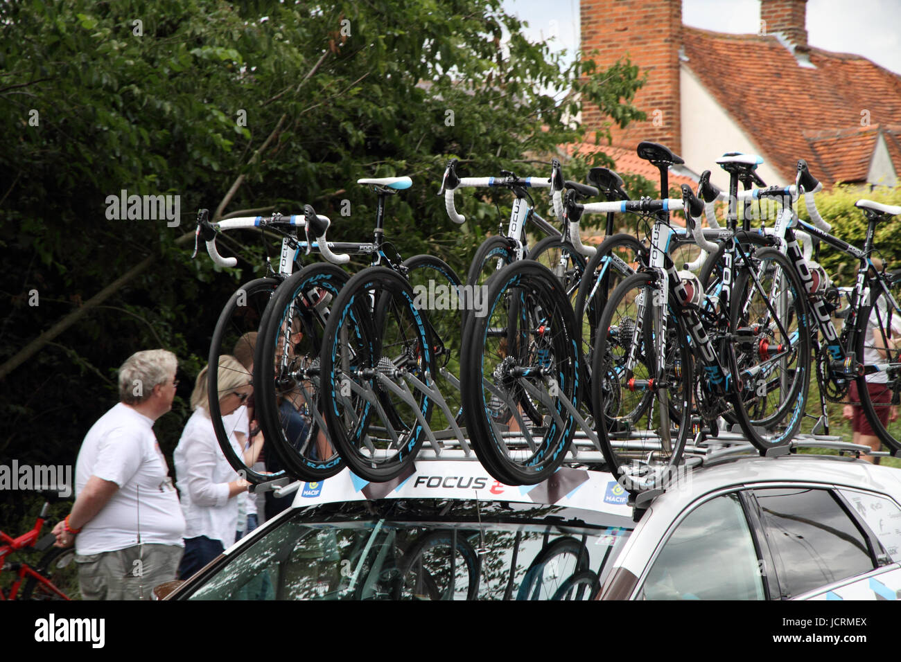 Tour de France en passant par Chelmsford, Essex en 2014 Banque D'Images