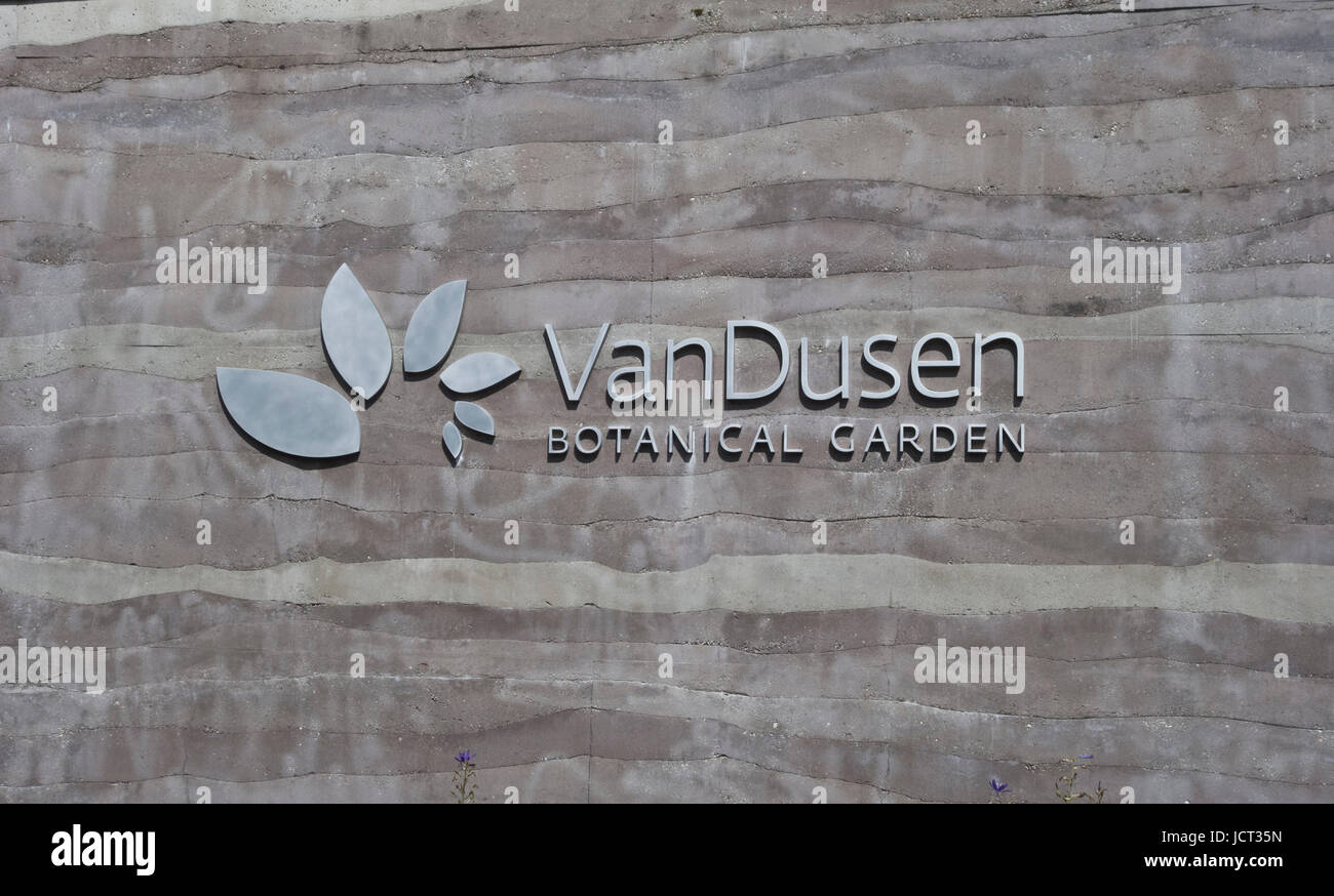 Jardin botanique van dusen Banque de photographies et d’images à haute