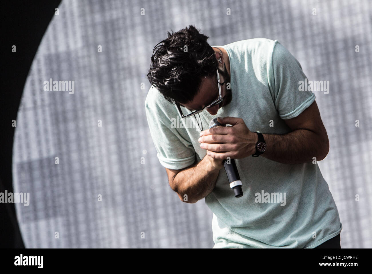 Monza, Italie. 16 Juin, 2017. Groupe italien Ex-Otago live au I-Days Festival, Monza. Credit : Mairo Cinquetti/Pacific Press/Alamy Live News Banque D'Images