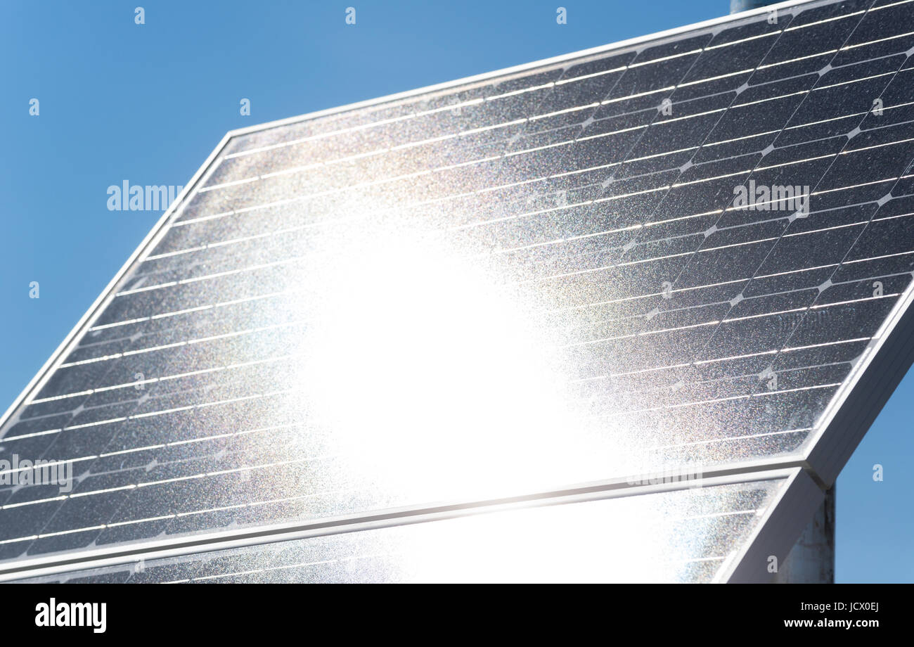 Panneau solaire à l'énergie solaire Luning, un centre d'énergie solaire ferme près de Luning, Nevada. Banque D'Images