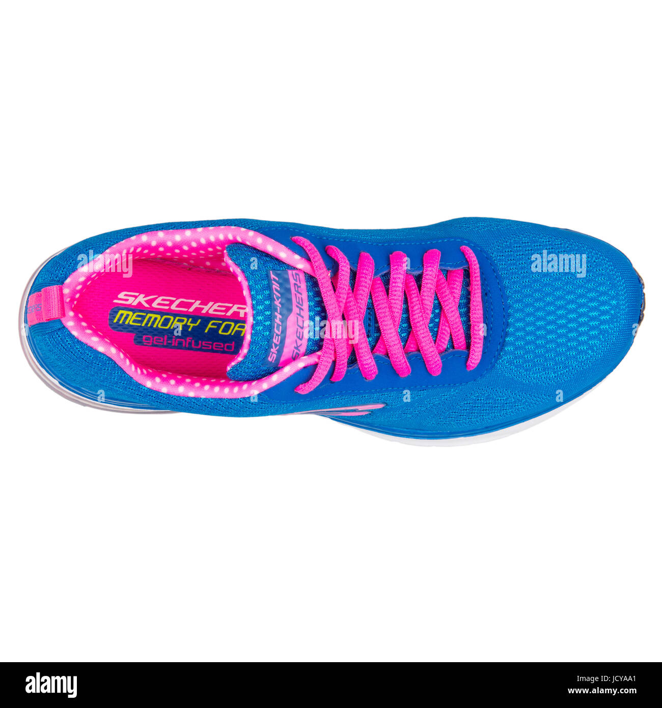 Skechers Skech-Air et Infinity Blue Rose chaud chaussures de course pour femmes - 12111-BLHP Banque D'Images
