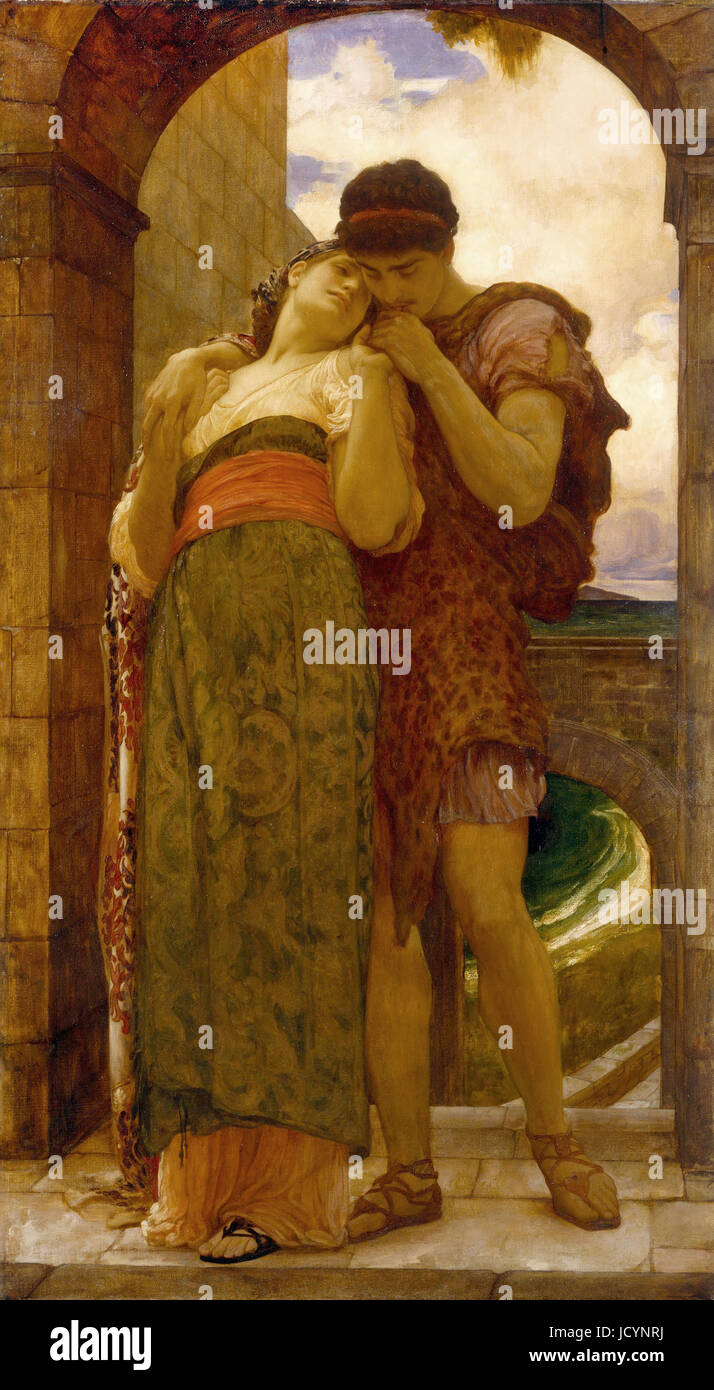 Frederic Leighton, Wedded 1882 Huile sur toile. Art Gallery of New South Wales, Sydney, Australie. Banque D'Images