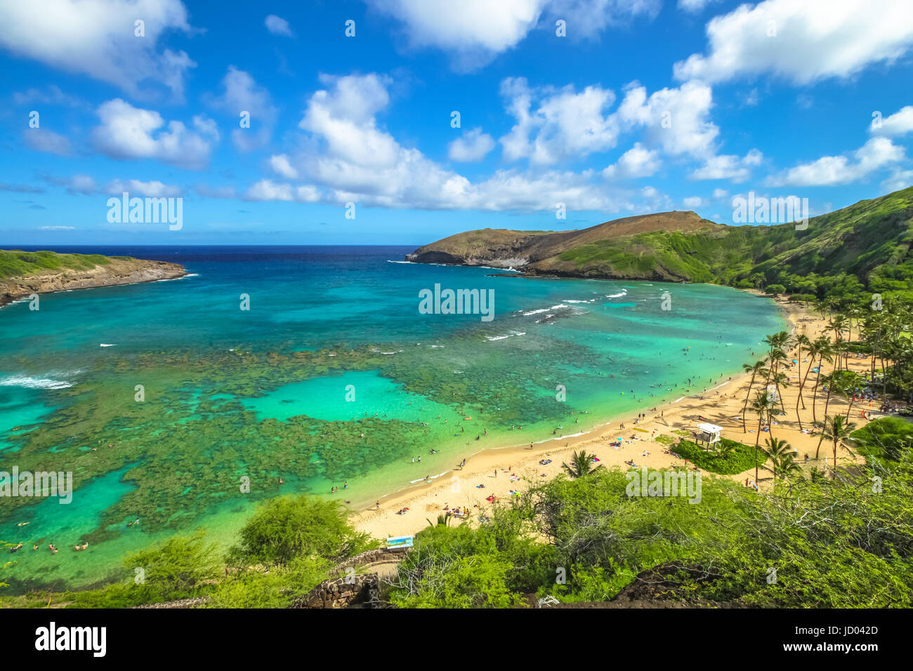 Hanauma bay honolulu oahu hawaii Banque de photographies et d’images à