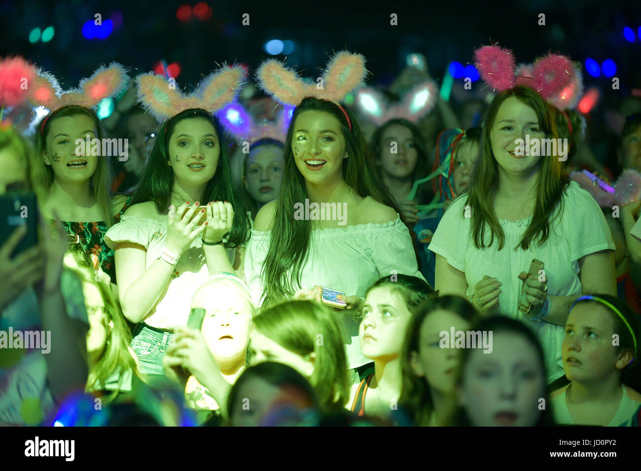 Concert 2017 TARTAN - Girlguiding concert au SSE Hydro, Glasgow Banque D'Images