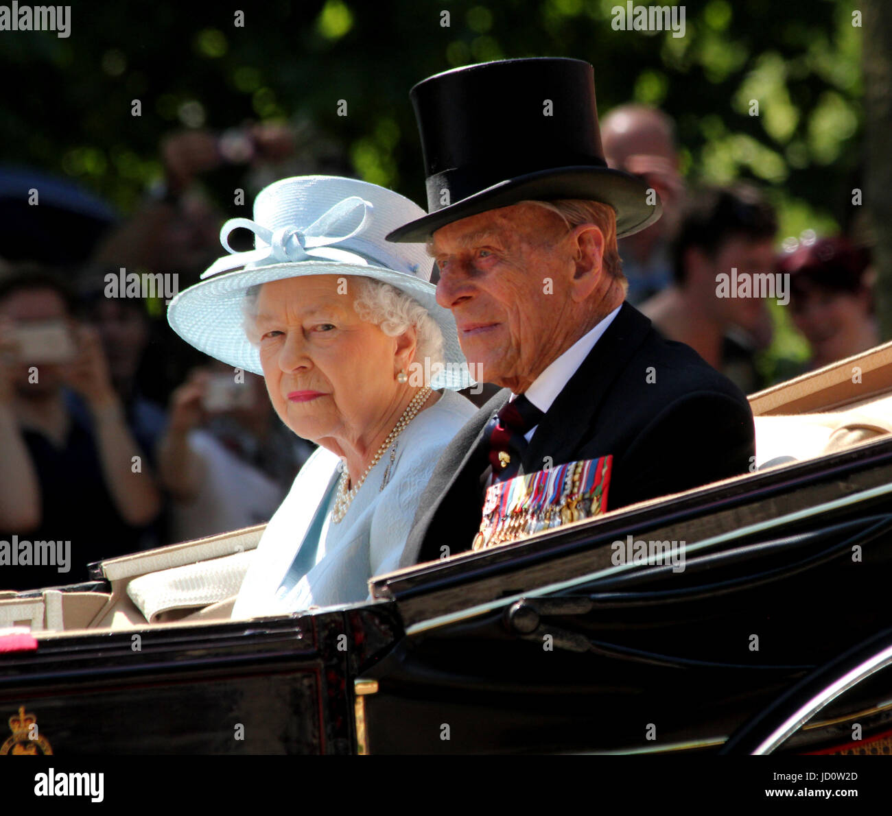 HM Queen Elizabeth & HM Prix Phiilip Banque D'Images