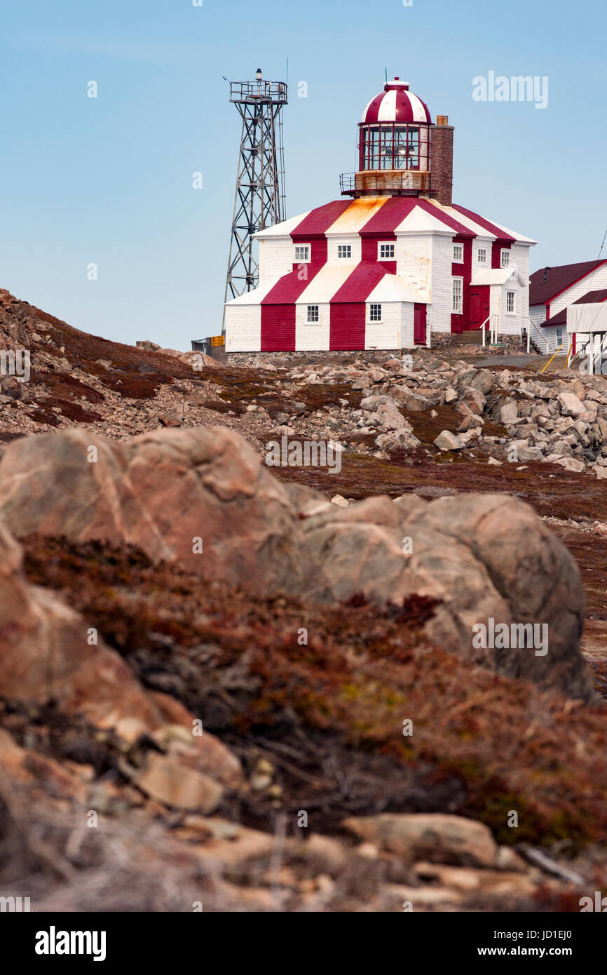 Phare du cap Bonavista - Cap Bonavista, Terre-Neuve, Canada Banque D'Images