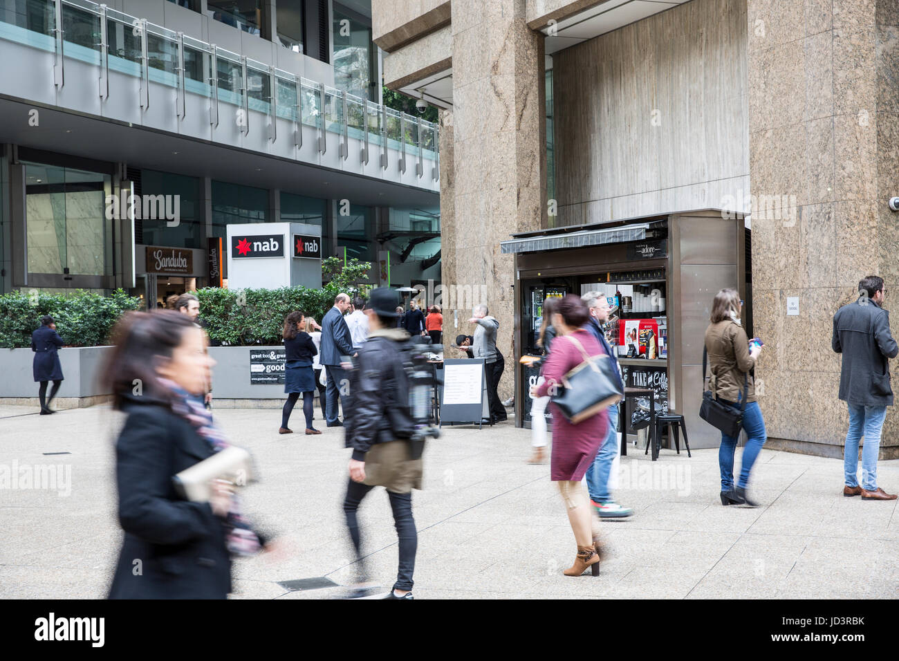 National Australia Bank immeuble de bureaux dans la George Street, Sydney, Australie Banque D'Images