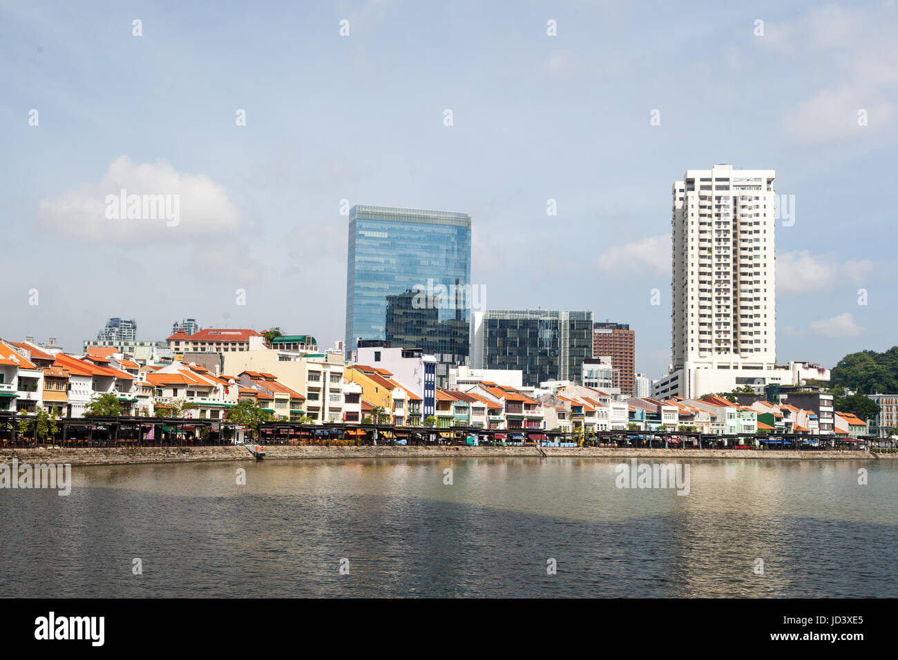 Boat Quay, Singapour Banque D'Images
