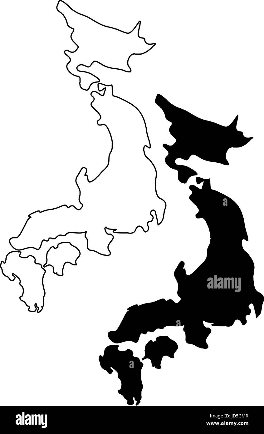 Japon site vector illustration gribouillage, croquis Japon Illustration de Vecteur