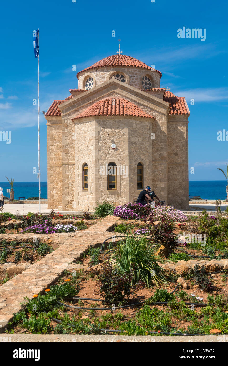 Église Agios Georgios, Cape Drepano, Chypre Banque D'Images