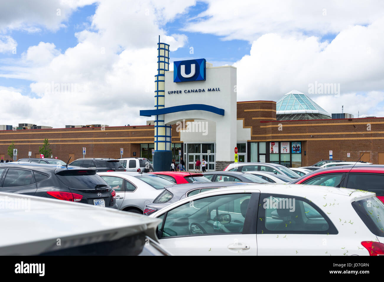 Upper Canada Mall Logo marque sur l'extérieur du bâtiment Banque D'Images