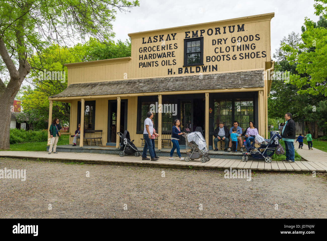 Black Creek Pioneer Village, Toronto, Canada Banque D'Images