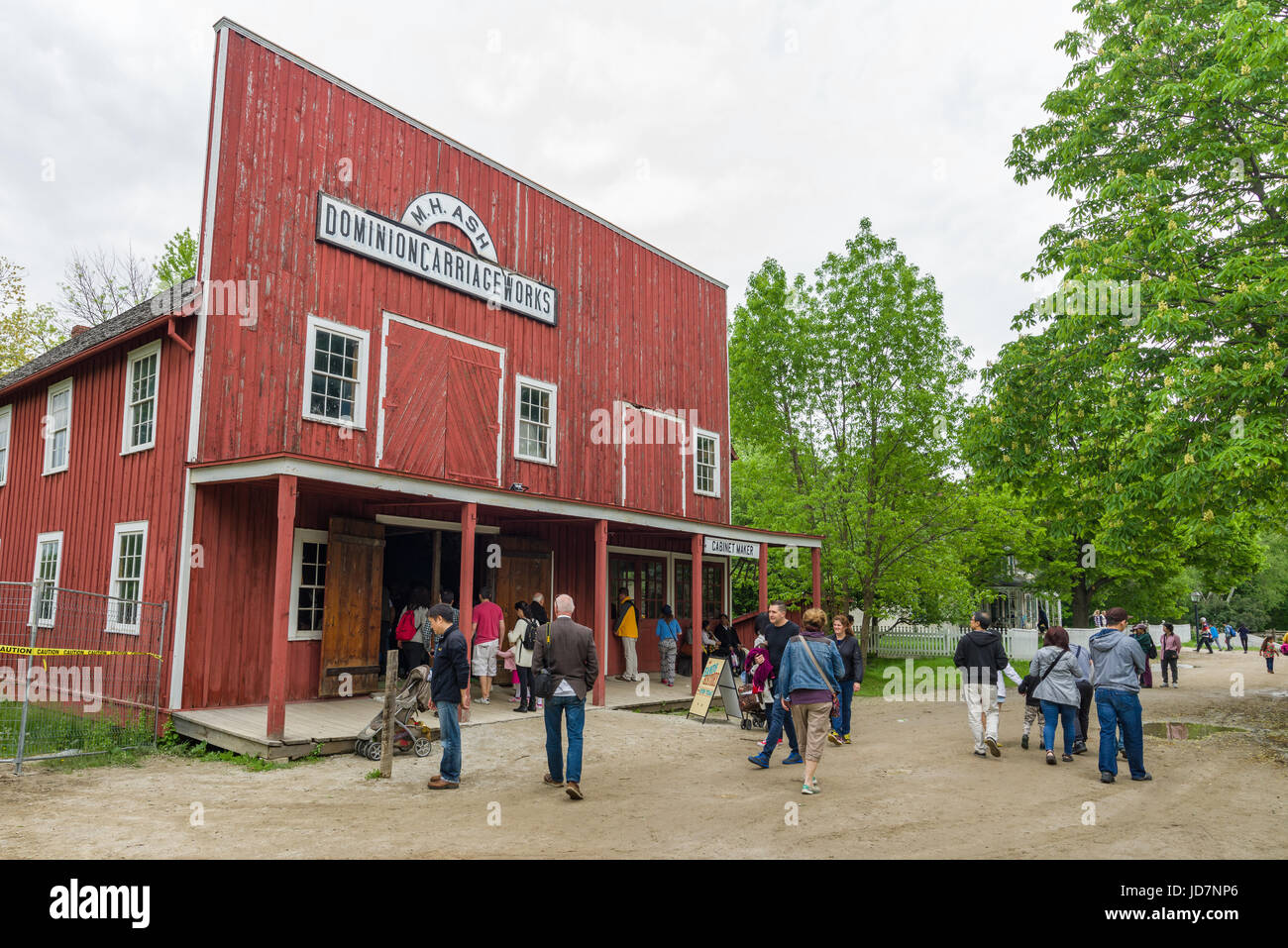 Black Creek Pioneer Village, Toronto, Canada Banque D'Images