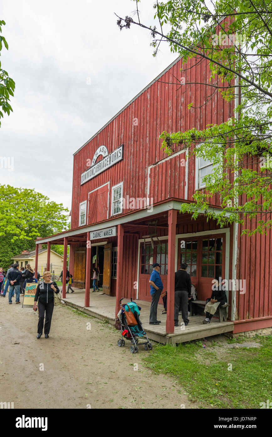 Black Creek Pioneer Village, Toronto, Canada Banque D'Images