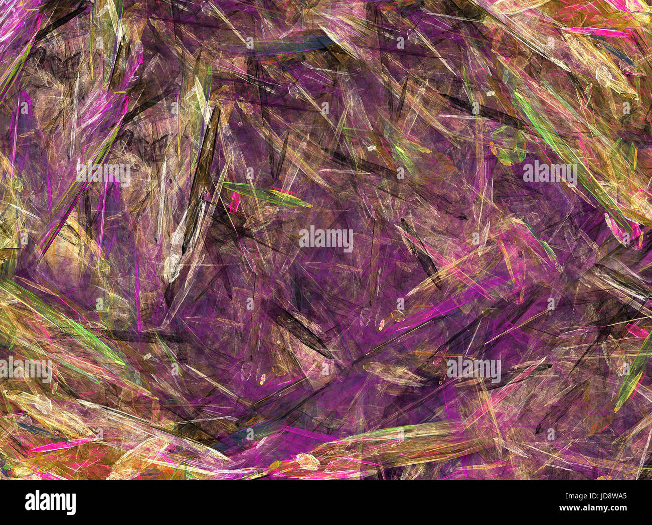 Résumé fond crystal, fractal Banque D'Images