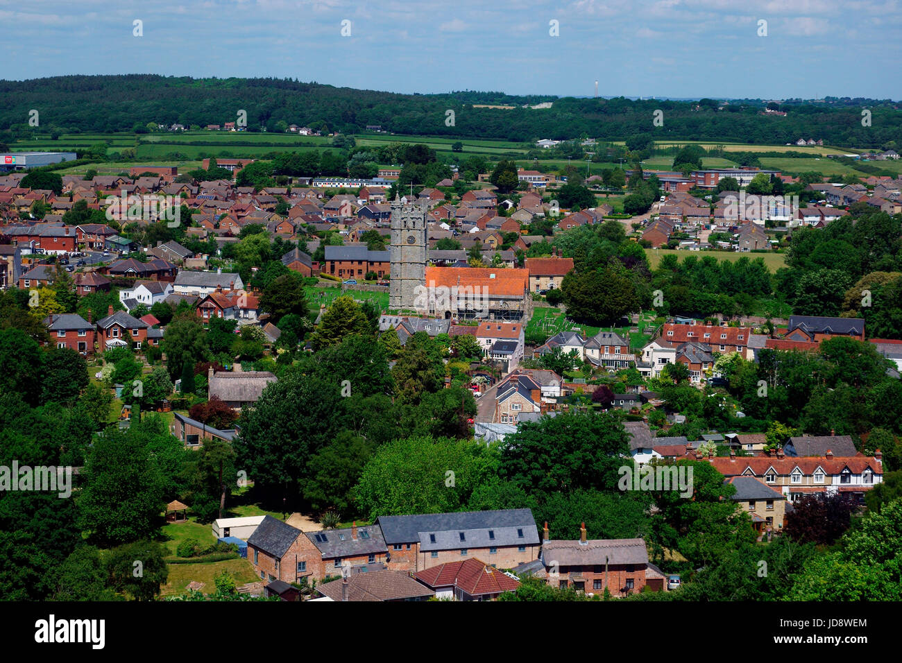 VILLAGE DE CARISBROOKE Banque D'Images