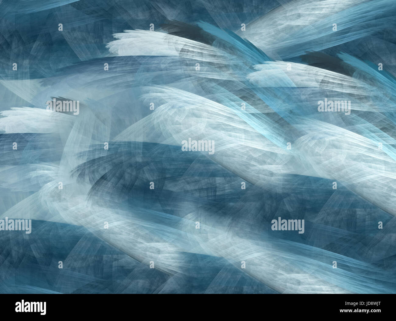 Résumé fond crystal, fractal Banque D'Images