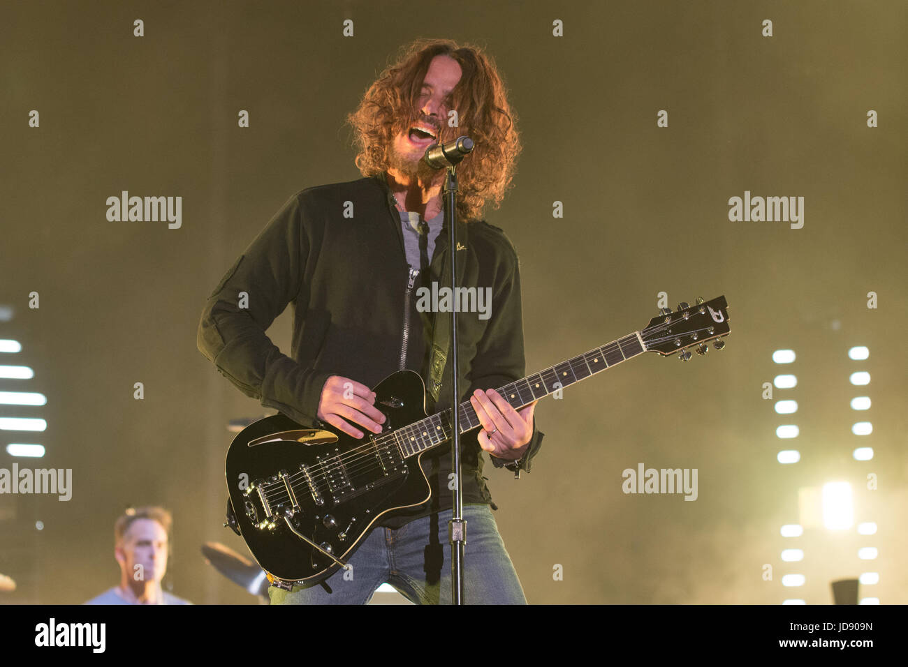 Chris Cornell de Soundgarden effectue au nord de l'invasion, 2017 à Somerset Amphitheater, Somerset, WI, USA le 13 mai 2017 mettant en vedette : Chris Cornell Où : Chicago, Illinois, United States Quand : 13 mai 2017 Banque D'Images