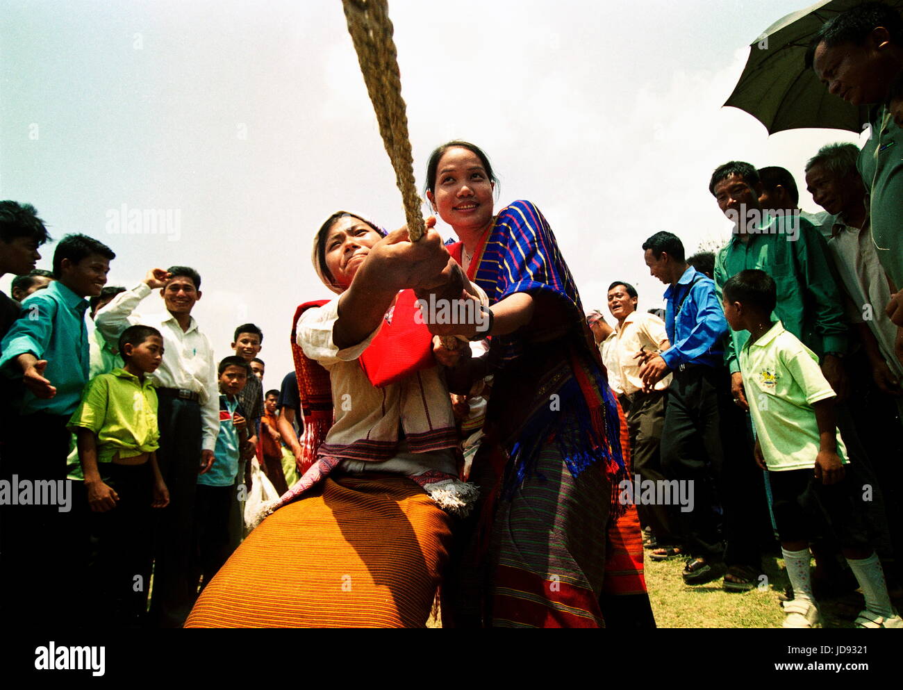 Nouvelle Année festival appelé Biju dans la langue de la tribu qui a eu lieu le 1er jour de baisakh le premier mois de l'année en organisant divers folk, tradition, cultu Banque D'Images