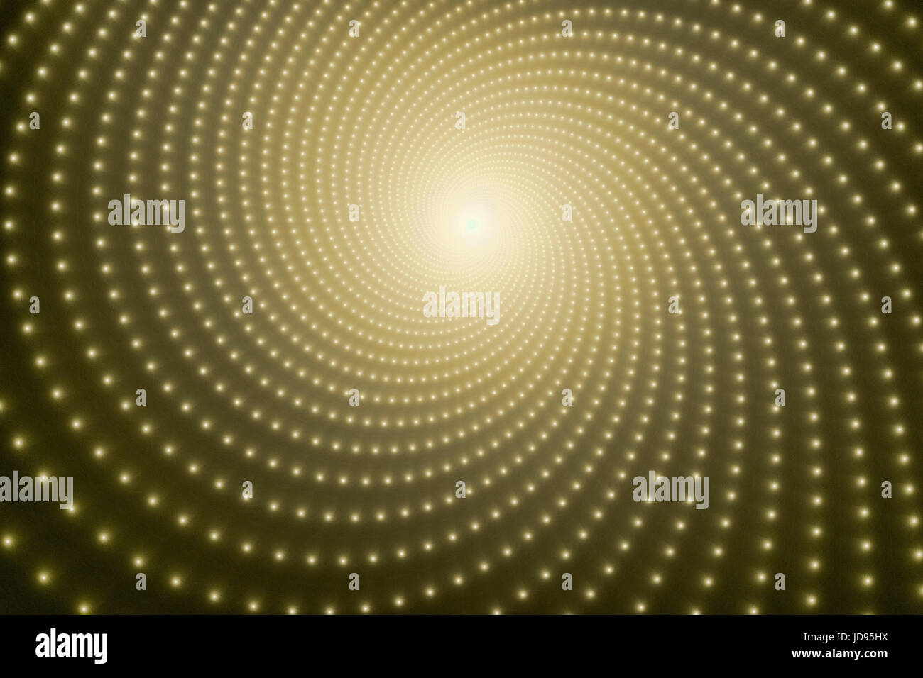 Dans le tunnel vers la lumière - fractal art design Banque D'Images