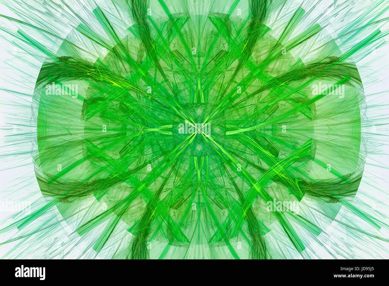 Abstract design avec golden et verts Banque D'Images