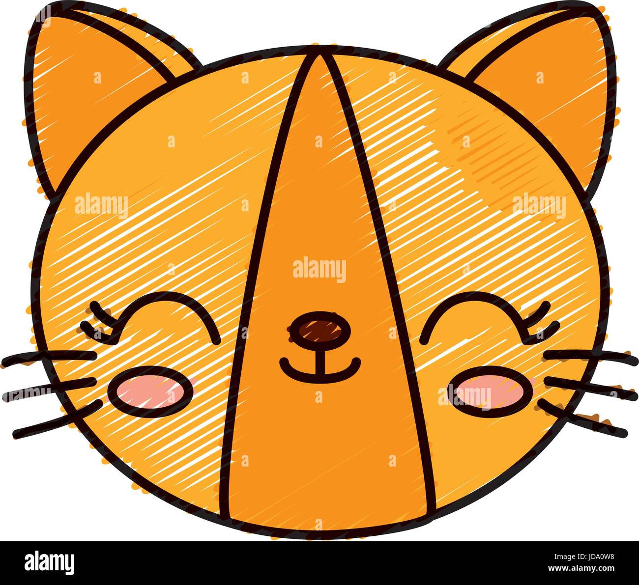 Icone De Chat Kawaii Image Vectorielle Stock Alamy