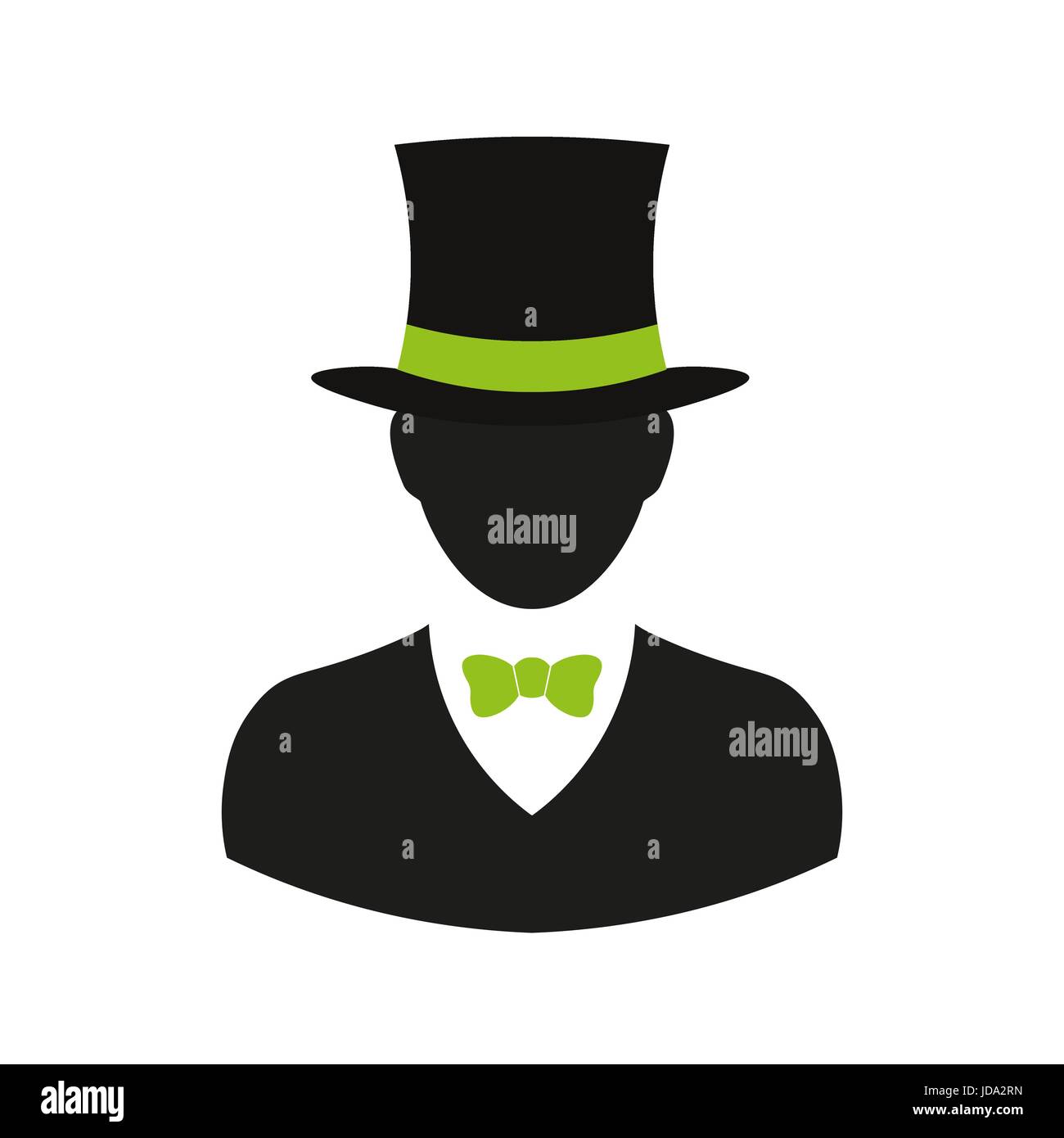 Icône vecteur homme dans un style rétro pour les sites web Illustration de Vecteur