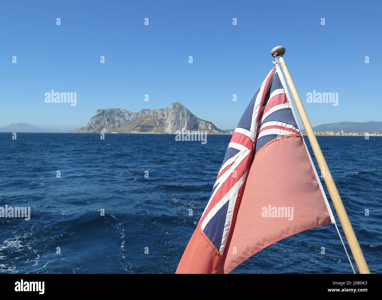 Détroit de Gibraltar et de Gibraltar Banque D'Images
