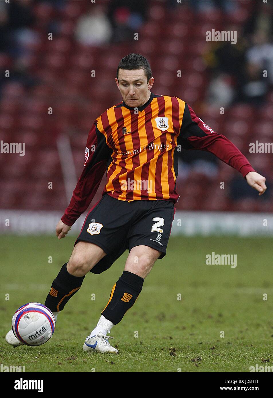 PAUL ARNISON BRADFORD CITY FC VALLEY PARADE BRADFORD ANGLETERRE 14 Février 2009 Banque D'Images