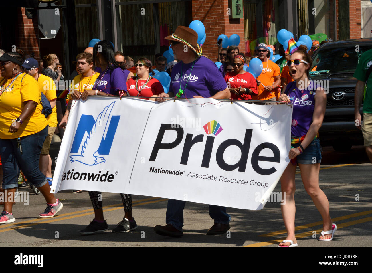 Pride Festival Columbus Ohio, juin 17,2017 Banque D'Images