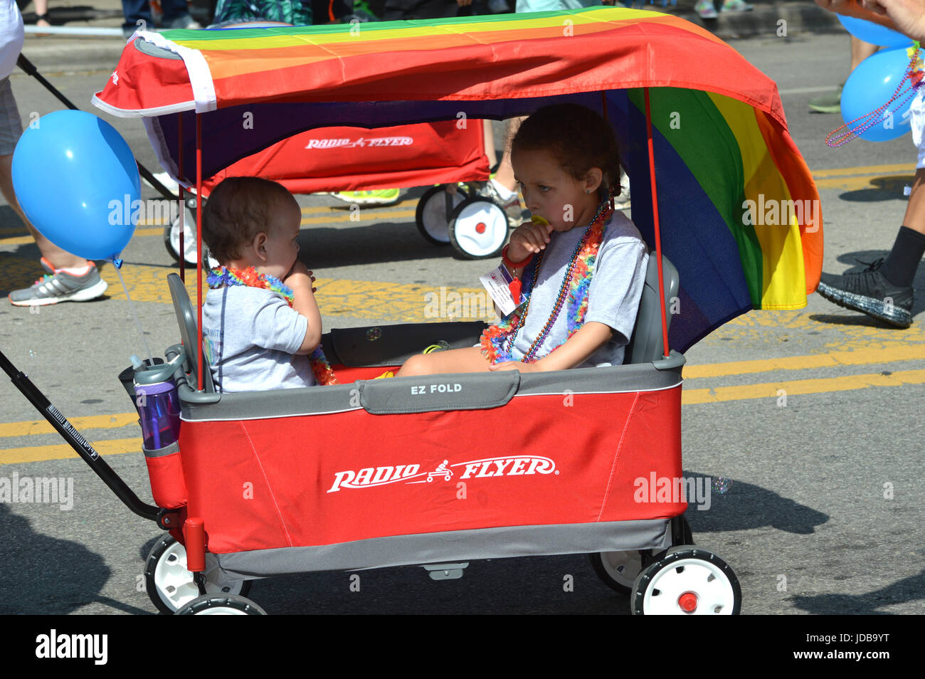 Pride Festival Columbus Ohio, juin 17,2017 Banque D'Images