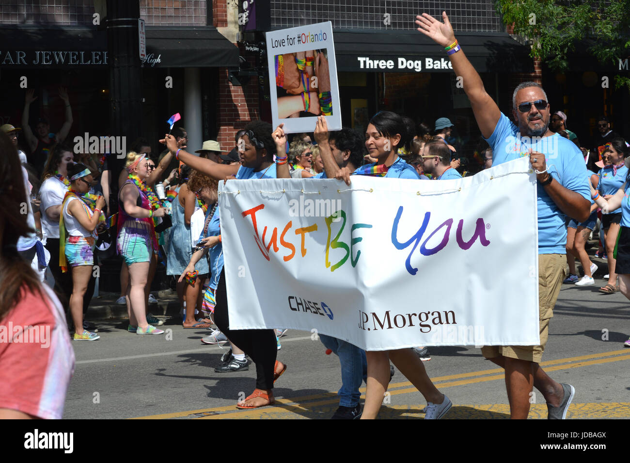 Pride Festival Columbus Ohio, juin 17,2017 Banque D'Images