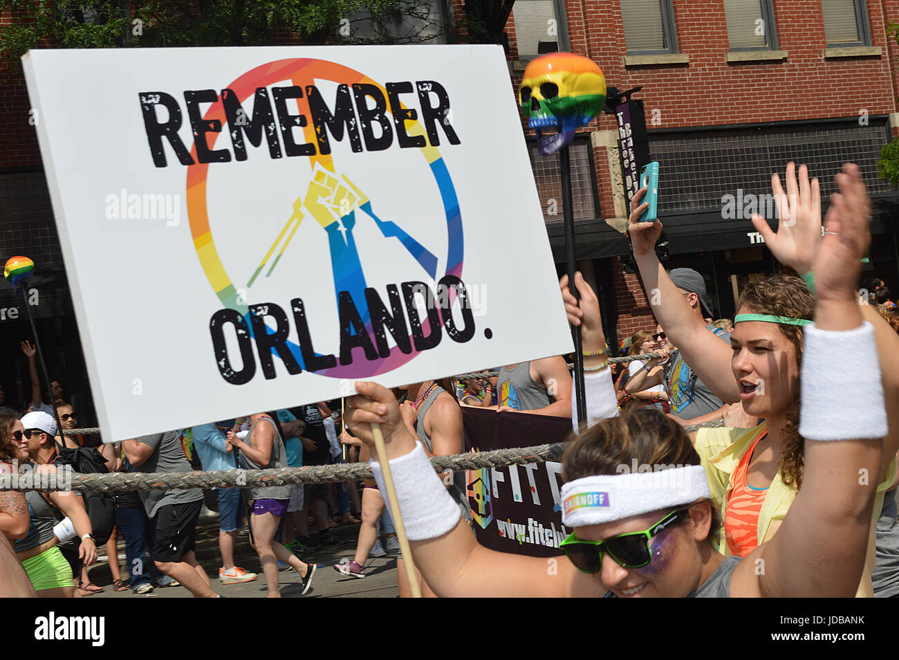 Pride Festival Columbus Ohio, juin 17,2017 Banque D'Images