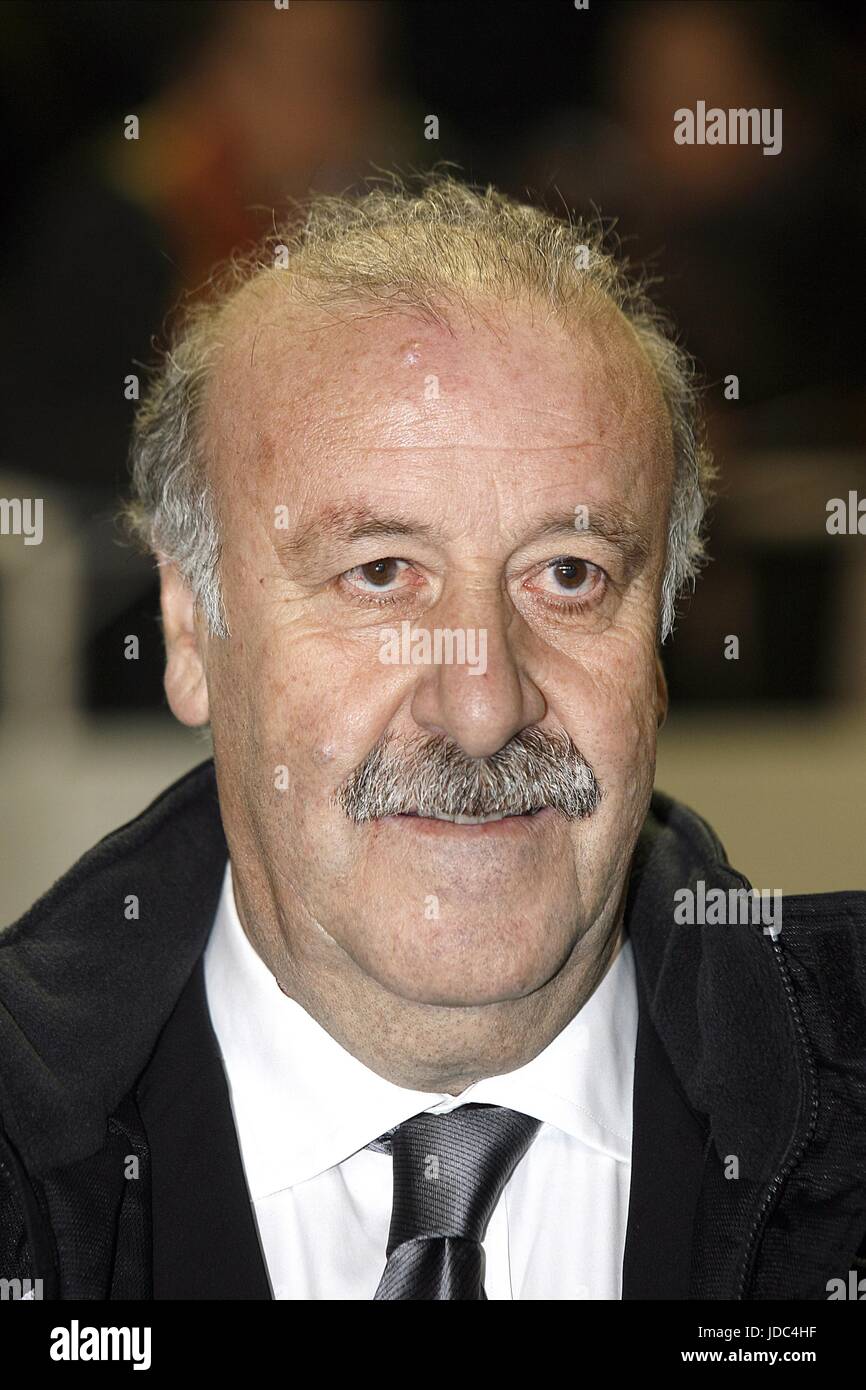 VICENTE DEL BOSQUE ENTRAÎNEUR DE FOOTBALL ESPAGNOL ESTADIO Ramon Sanchez Pizjuan Séville Espagne 11 février 2009 Banque D'Images