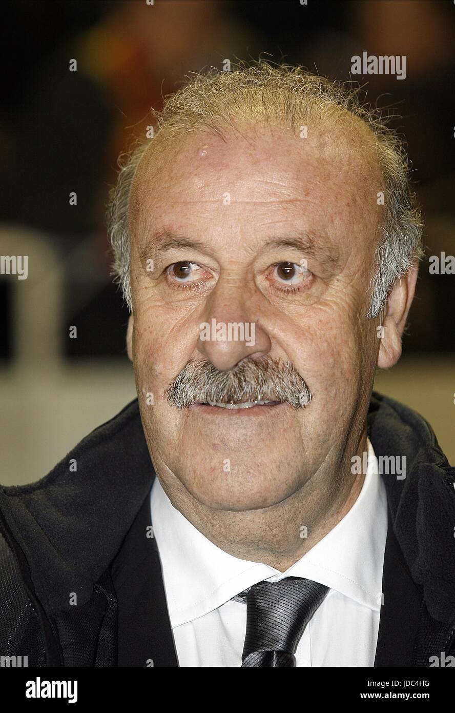VICENTE DEL BOSQUE ENTRAÎNEUR DE FOOTBALL ESPAGNOL ESTADIO Ramon Sanchez Pizjuan Séville Espagne 11 février 2009 Banque D'Images