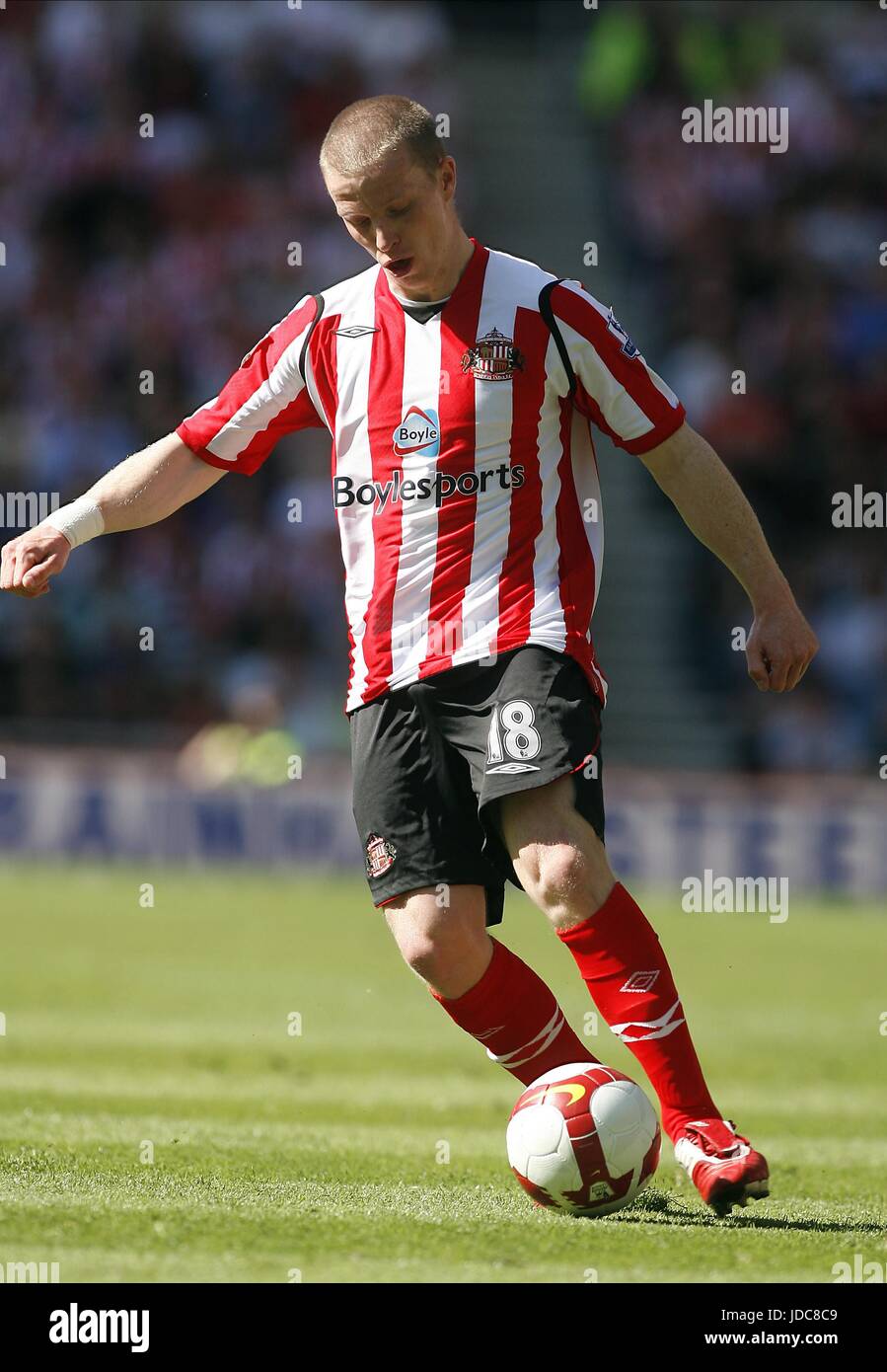 GRANT LEADBITTER Sunderland FC STADE DE LA LUMIÈRE SUNDERLAND ENGLAND 24 Mai 2009 Banque D'Images