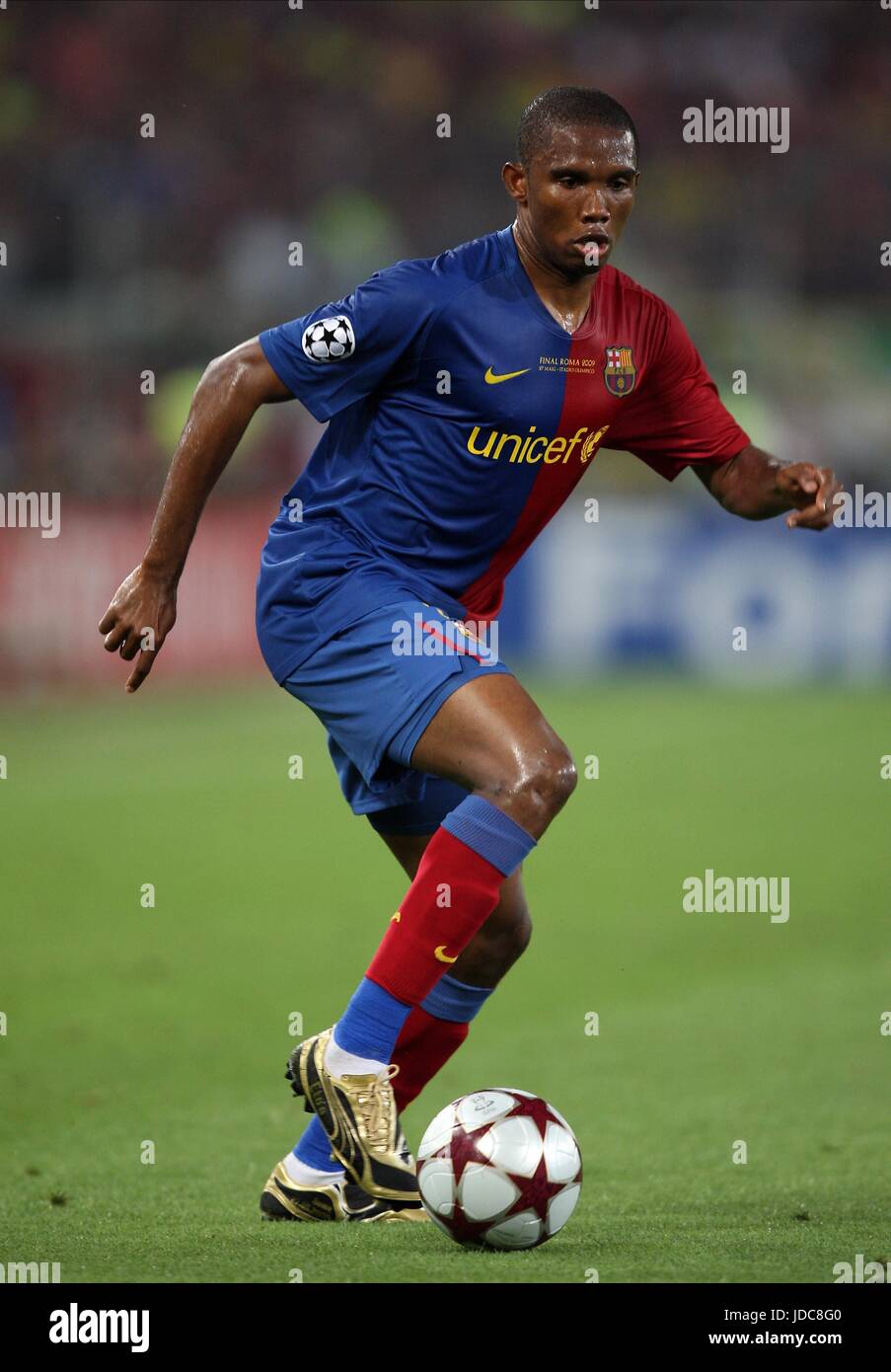 SAMUEL ETO'O BARCELONE V MANCHESTER UNITED STADIO OLIMPICO ROME ITALIE 27 Mai 2009 Banque D'Images