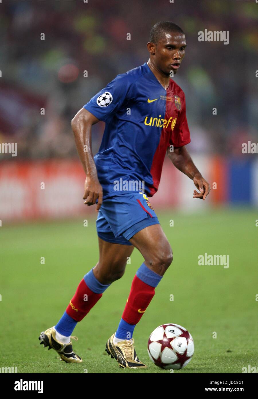 SAMUEL ETO'O BARCELONE V MANCHESTER UNITED STADIO OLIMPICO ROME ITALIE 27 Mai 2009 Banque D'Images
